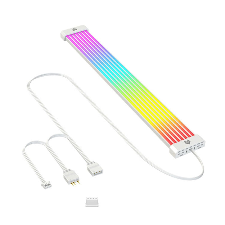 AOSOR AL300 Computer Glow Line ARGB Neon Cable Motherboard Chassis Light Strip Light Board Decoration(White) - free shipping - PMC Jewellery - Order now!