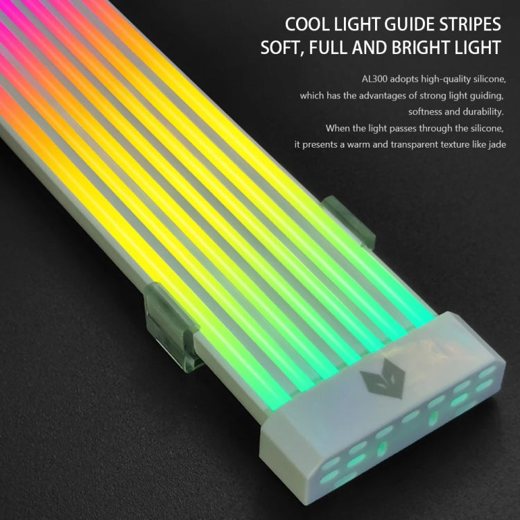 AOSOR AL300 Computer Glow Line ARGB Neon Cable Motherboard Chassis Light Strip Light Board Decoration(Black) - free shipping - PMC Jewellery - Order now!