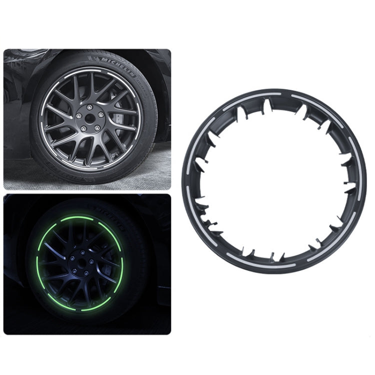 For 2024 Tesla Model 3 Half Hemming Luminous Hubcaps(4pcs/ Set) - Wheels Tires & Parts by PMC TechLife | Online Shopping South Africa | PMC TechLife | Buy Now Pay Later Mobicred
