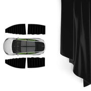For Tesla Model Y 4pcs Black Car Side Window Privacy Sun Protection Curtain