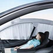 For Tesla Model 3 4pcs Black Car Side Window Privacy Sun Protection Curtain