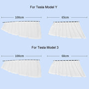 For Tesla Model 3 4pcs Black Car Side Window Privacy Sun Protection Curtain