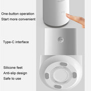 Candle Flame Aromatherapy Diffuser Automatic Scent Sprayer Mini Ambiance Candle Light Humidifier(129 White)