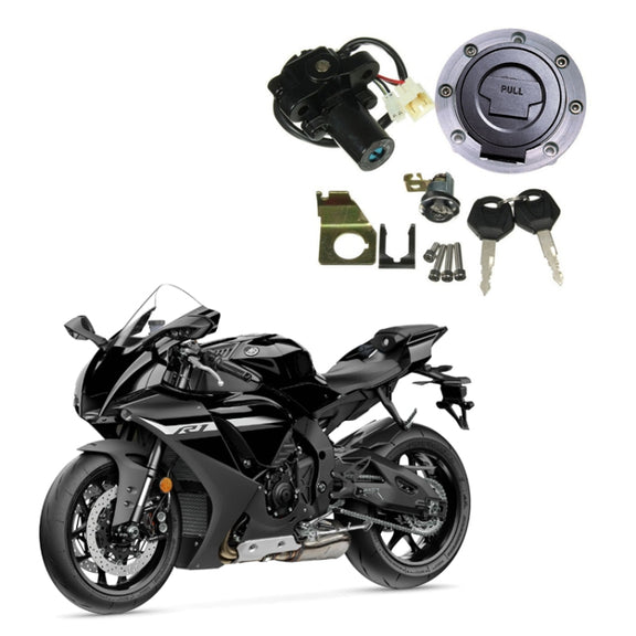 For Yamaha R1 1992-2013 Motorcycle Fuel Tank Cap Electric Door Lock Assembly(TS-R1-A)