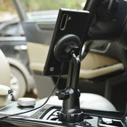 Car Water Cup Holder MagSafe Wireless Charging Bracket(Black)