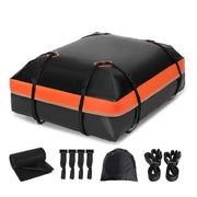 15 Cubic Feet Water-resistant Car Roof Storage Luggage Bag(Black)