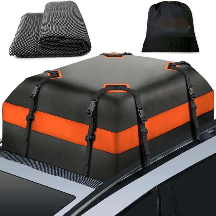 15 Cubic Feet Waterproof Car Roof Storage Luggage Bag(Black) - Roof Racks by PMC TechLife | Online Shopping South Africa | PMC TechLife | Buy Now Pay Later Mobicred