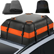 15 Cubic Feet Water-resistant Car Roof Storage Luggage Bag(Black)
