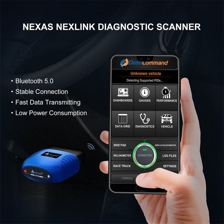 Nexas Bluetooth 5.0 OBD2 Diagnostic Scanner For IOS/Android - free shipping - PMC Jewellery - Order now!