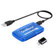 Onefavor All-In-One Card Reader Support SM / XD / SD / MMC / MS / CF Card, Model: Card Reader+8 Pin Adaptor -  by Onefavor | Online Shopping South Africa | PMC TechLife | Buy Now Pay Later Mobicred