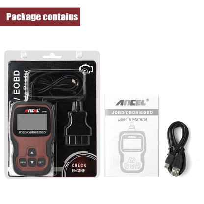 Ancel JOBD+EOBD/OBD-II Car Error Code Diagnostic scanner - free shipping - PMC Jewellery - Order now!