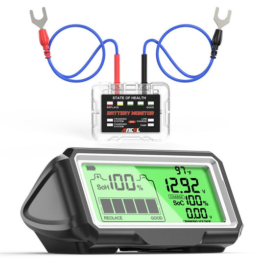 ANCEL 12V LED Car Battery Tester SOH/SOC Rechargeable Battery Analysis Tool - free shipping - PMC Jewellery - Order now!