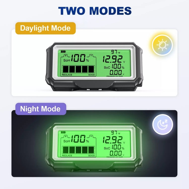 ANCEL 12V LED Car Battery Tester SOH/SOC Rechargeable Battery Analysis Tool - free shipping - PMC Jewellery - Order now!