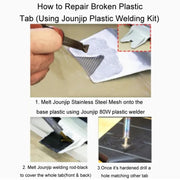 53pcs /Set Plastic Parts Repair Tool Car Bumper Restorating Kit Set, Specification: US Plug