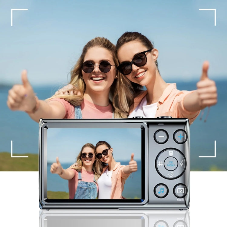 2.8-Inch Display Digital Camera 64MP 4K HD Camcorder With 18x Digital Zoom(Black) - Video Cameras by PMC TechLife | Online Shopping South Africa | PMC TechLife | Buy Now Pay Later Mobicred