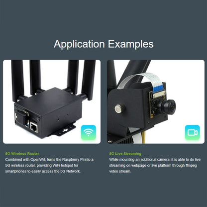 Waveshare SIM8262E-M2 5G HAT For Raspberry Pi, Quad Antennas 5G NSA, 5G/4G/3G Compatible(23254) - free shipping - PMC Jewellery - Order now!