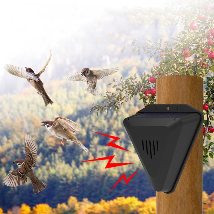 N911Q Solar Bird Repeller Orchard And Fish Pond Animal Repellent(Black) - Outdoor Insect Repellent by PMC TechLife | Online Shopping South Africa | PMC TechLife | Buy Now Pay Later Mobicred