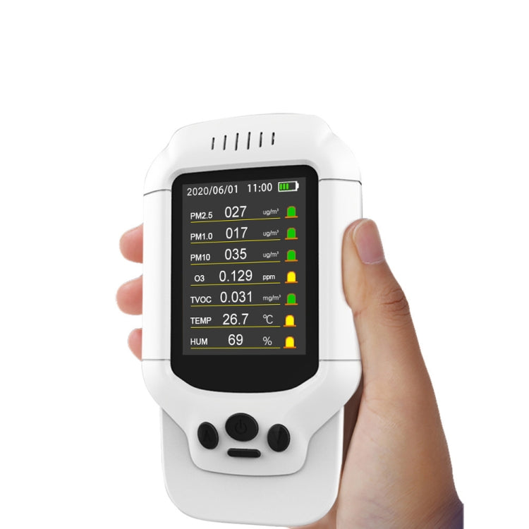 8-In-1 Air Quality Detector PM2.5 / PM1.0 / PM10 / HCHO / TVOC / O3 / Temperature / Humidity Monitor - Air & Water Quality Tester by PMC TechLife | Online Shopping South Africa | PMC TechLife | Buy Now Pay Later Mobicred