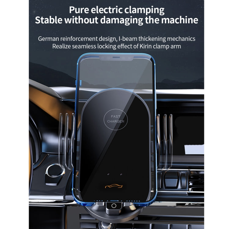 Car Air Outlet Smart Induction Wireless Charging Mobile Phone Holder(Black 66W) - Wireless Charger Holders by PMC TechLife | Online Shopping South Africa | PMC TechLife | Buy Now Pay Later Mobicred