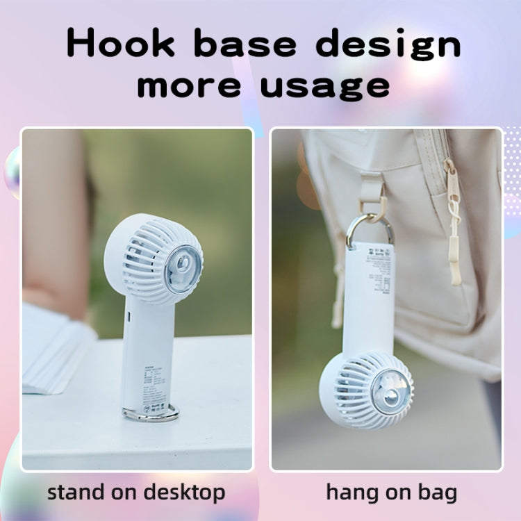 Outdoor Handheld Ice Air Conditioning Fan Astronaut Night Light Semiconductor Cooling Fan(Light Blue) - Electric Fans by PMC TechLife | Online Shopping South Africa | PMC TechLife | Buy Now Pay Later Mobicred