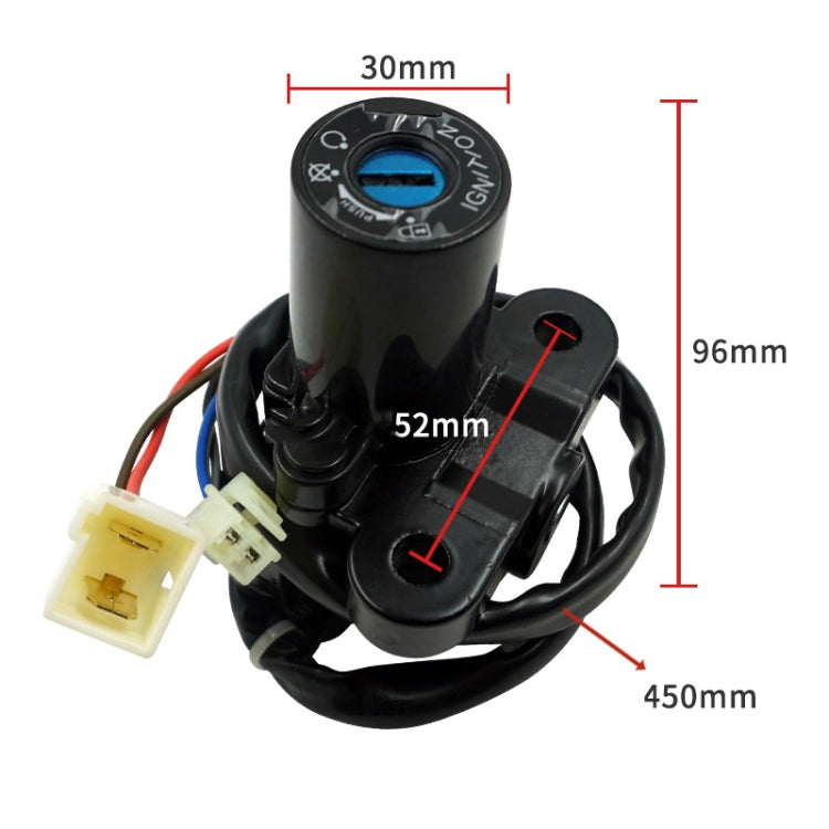 For Yamaha R1/R6 Ignition Switch Starter Lock(DMS-R1) - Theft Protection by PMC TechLife | Online Shopping South Africa | PMC TechLife | Buy Now Pay Later Mobicred