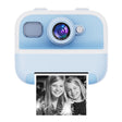 M8 2.4-Inch 1080P HD 2400W Pixel Dual-Camera Children Thermal Printing Camera, Color: Blue+32GB - Children Cameras by PMC TechLife | Online Shopping South Africa | PMC TechLife | Buy Now Pay Later Mobicred