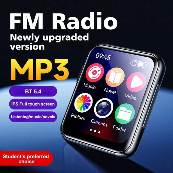 A30  MP3 Player With FHD 720P Digital Camera Bluetooth 5.4 Lossless Sound Audio Player 4GB