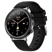 V60 1.39 Inch Wellness Tracking Multifunctional Water-resistant Bluetooth Call Smart Watch, Color: Black