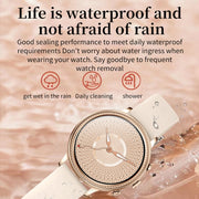 V60 1.39 Inch Wellness Tracking Multifunctional Water-resistant Bluetooth Call Smart Watch, Color: Black