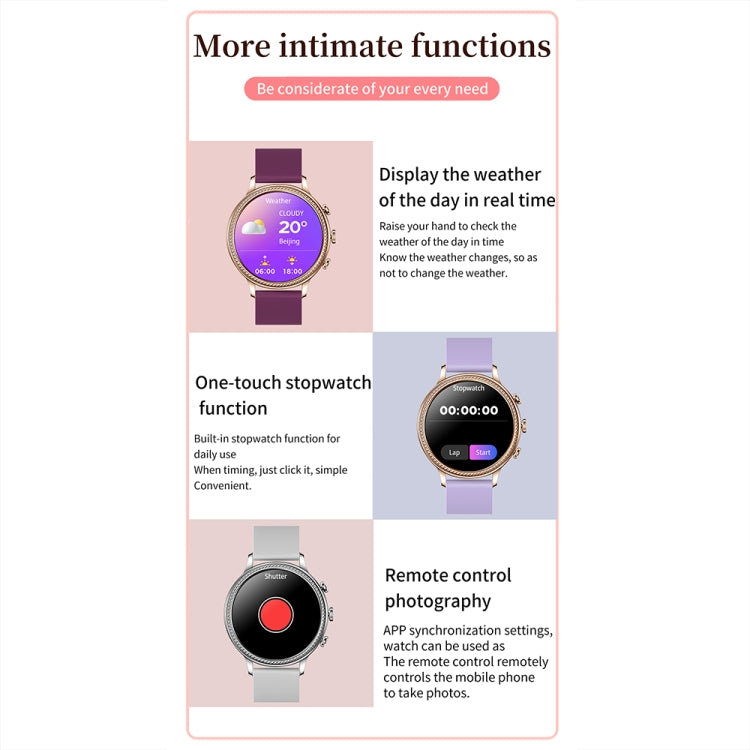 V60 1.39 Inch Wellness Tracking Multifunctional Water-resistant Bluetooth Call Smart Watch, Color: Black