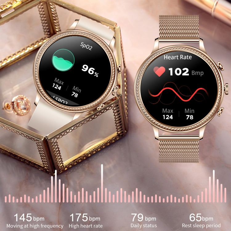 V60 1.39 Inch Wellness Tracking Multifunctional Water-resistant Bluetooth Call Smart Watch, Color: Black