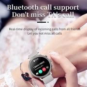 V60 1.39 Inch Wellness Tracking Multifunctional Water-resistant Bluetooth Call Smart Watch, Color: Black