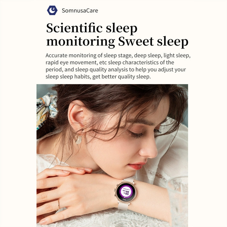 V60 1.39 Inch Health Monitoring Multifunctional Waterproof Bluetooth Call Smart Watch, Color: Gold - Smart Watches by PMC TechLife | Online Shopping South Africa | PMC TechLife | Buy Now Pay Later Mobicred