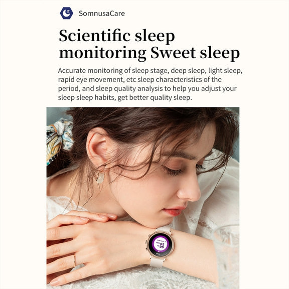 V60 1.39 Inch Wellness Tracking Multifunctional Water-resistant Bluetooth Call Smart Watch, Color: Black