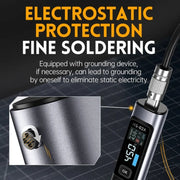 FNIRSI Portable Constant Temperature Soldering Iron Set, Model: HS-02B Standard 3 Head