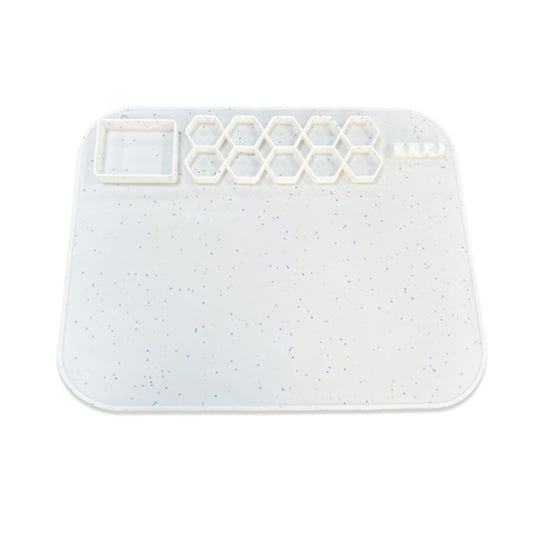 40 x 50cm Square Silicone Painting Pad  Art Mat for Drawing Clay(Color) - free shipping - PMC Jewellery - Order now!