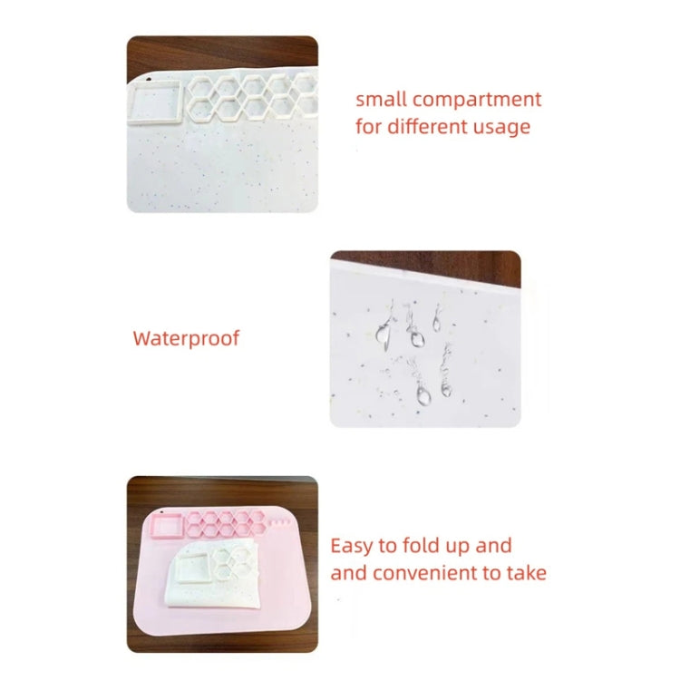 40 x 50cm Square Silicone Painting Pad  Art Mat for Drawing Clay(Light Purple) - free shipping - PMc TechLife - Order now!