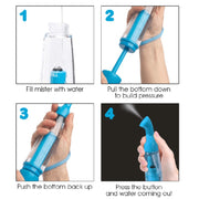 Portable Spray Hydrator Mini Home Air Pressure Spray Bottle(Black)