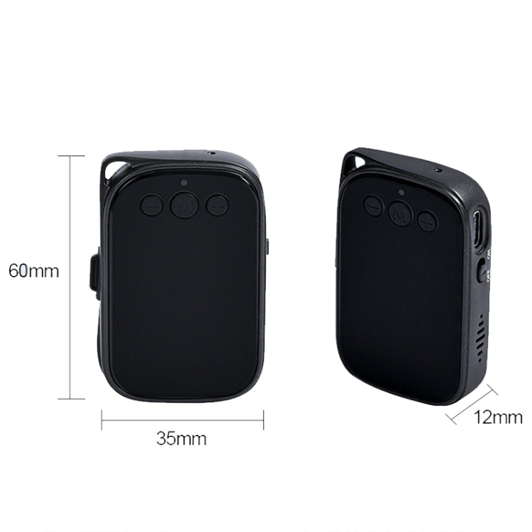 C20 HD Intelligent Noise Reduction Mini Recorder With OTG, Size: 32GB(Black)