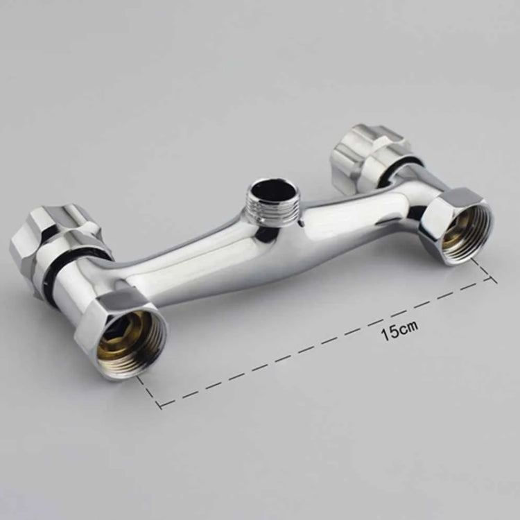 In-wall Dual Control Hot And Cold Water Faucet Bathroom Mixer Valve Shower Faucet, Specification: With Corner - Faucets & Accessories by PMC TechLife | Online Shopping South Africa | PMC TechLife | Buy Now Pay Later Mobicred