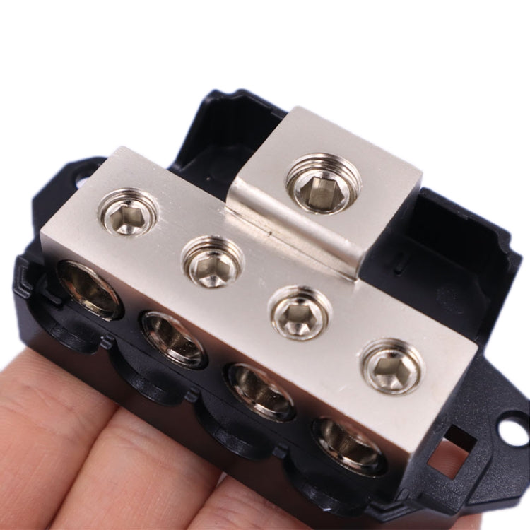 1 To 4 Car Audio Amplifier Modification Fuse Ground Box Hub - Fuse by PMC TechLife | Online Shopping South Africa | PMC TechLife | Buy Now Pay Later Mobicred