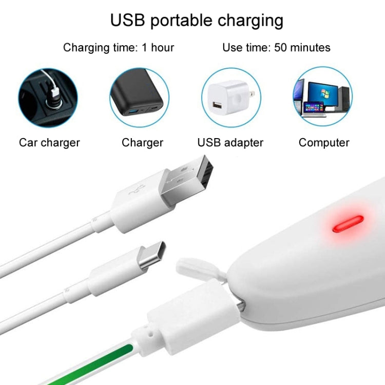 7 In 1 Multifunction Women Shaver USB Charging Epilator Eyebrow Trimmer(White) - free shipping - PMC Jewellery - Order now!