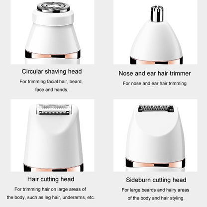 7 In 1 Multifunction Women Shaver USB Charging Epilator Eyebrow Trimmer(Pink) - free shipping - PMC Jewellery - Order now!