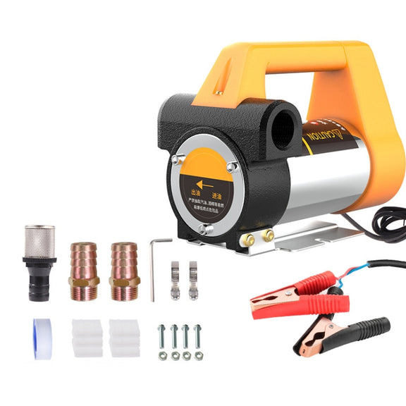 Small Portable Diesel Electric Self-Priming Oil Pump, Voltage: High Power 12v Forward And Reverse