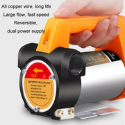 Small Portable Diesel Electric Self-Priming Oil Pump, Voltage: 12v Forward And Reverse + 4m Tube