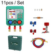11pcs / Set DUOYI DY523 Automotive Vacuum Pressure Gauge Liquid Charge Fluorine Repair Electronic Refrigerant Meter - free shipping - PMC TechLife - Order now!