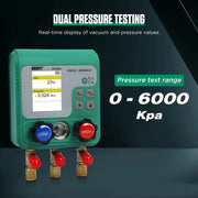 11pcs / Set DUOYI DY523 Automotive Vacuum Pressure Gauge Liquid Charge Fluorine Repair Electronic Refrigerant Meter