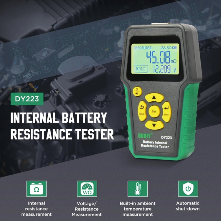 DUOYI DY223 Electrical Vehicle Voltage Testing And Fault Diagnostic Instrument(Test Clip+Guage Pen+Clip Base)