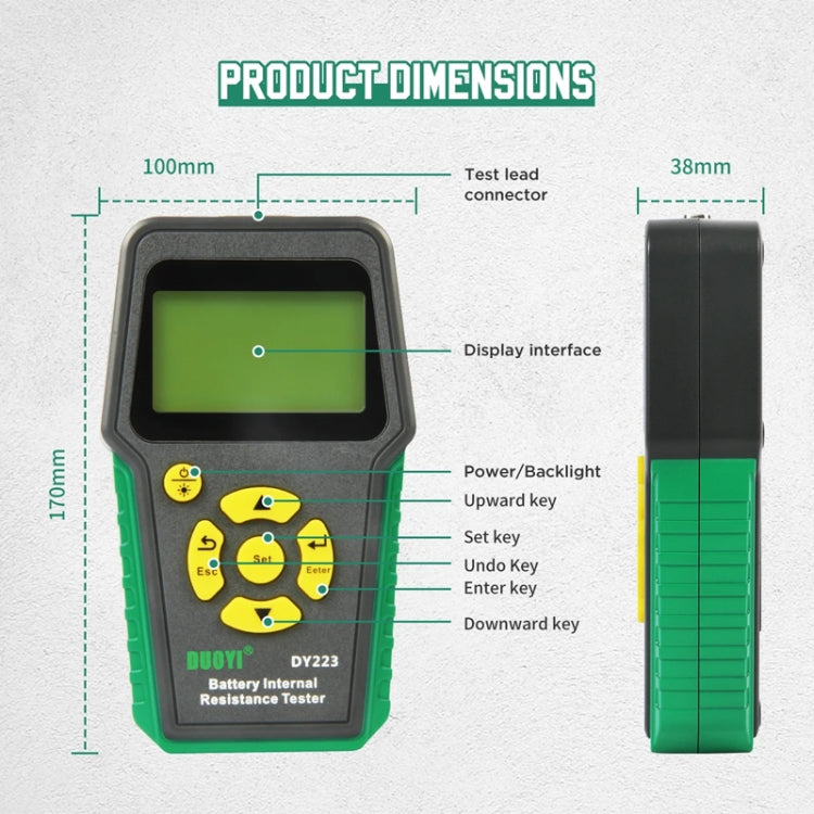 DUOYI DY223 Electrical Vehicle Voltage Testing And Fault Diagnostic Instrument(Test Clip+Guage Pen+Clip Base) - free shipping - PMC TechLife - Order now!