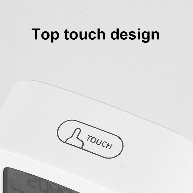 Multifunctional Temperature and Humidity LCD Clock Home Bedside Alarm Clock(2205 Black) - Alarm Clocks by PMc TechLife | Online Shopping South Africa | PMc TechLife | Buy Now Pay Later Mobicred